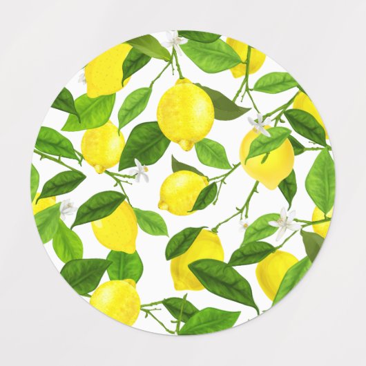 Waterverf Lemon Labels (Design 2)