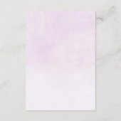 Waterverf Lemon Lavender Boho RSVP Informatiekaartje (Achterkant)