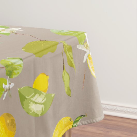 Waterverf Lemon & Leaves 11 Tafelkleed (Voorbeeld)