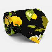 Waterverf Lemon & Leaves 15 Stropdas (Opgerold)