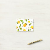 Waterverf Lemon & Leaves 16 Post-it® Notes (Op bureau)
