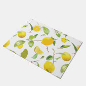 Waterverf Lemon & Leaves 2 Deurmat (Schuin)