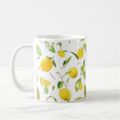 Waterverf Lemon & Leaves 2 Koffiemok (Links)