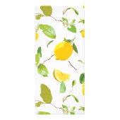 Waterverf Lemon & Leaves 2 Reclamekaart (Voorkant)