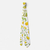 Waterverf Lemon & Leaves 2 Stropdas (Achterkant)