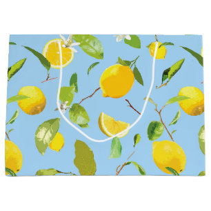 Waterverf Lemon & Leaves 3 Groot Cadeauzakje