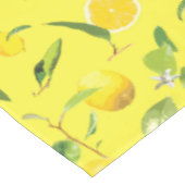 Waterverf Lemon & Leaves 4 Tafelkleed (Gekanteld)