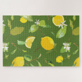 Waterverf Lemon & Leaves 5 Legpuzzel (Horizontaal)