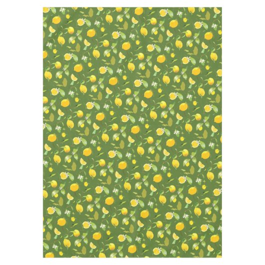 Waterverf Lemon & Leaves 5 Tafelkleed (Voorkant)