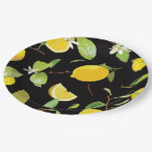Waterverf Lemon & Leaves Papieren Bordje (Gekanteld)