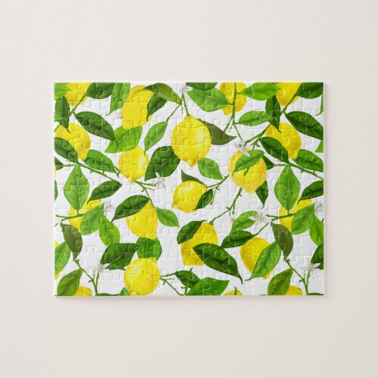 Waterverf Lemon Legpuzzel (Horizontaal)