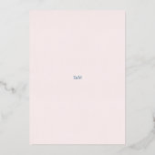 Waterverf Lemon Lijst in beige Achtergrond Folie Uitnodiging (Achterkant)