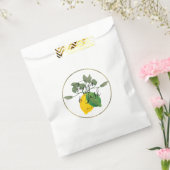 Waterverf Lemon Limoen Limoncillo Faux Gold Weddin Bedankzakje (Gezegeld)