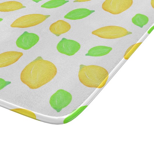 Waterverf Lemon Limoen Snijplank (Hoek)