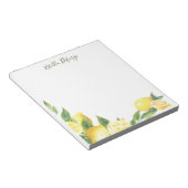 Waterverf Lemon Notitieblok (Schuin)