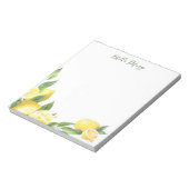 Waterverf Lemon Notitieblok (Linkerzijde)