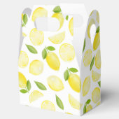 Waterverf Lemon Party Favor Box Bedankdoosjes (Geopend)