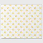 Waterverf Lemon Patroon Cadeaupapier (Vlak)