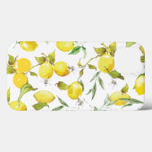 Waterverf Lemon Patroon Case-Mate iPhone Case (Achterkant (horizontaal))