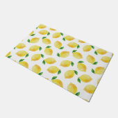 Waterverf Lemon Patroon Deurmat (Schuin)