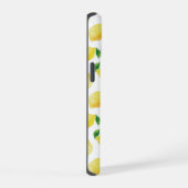 Waterverf Lemon Patroon iPhone 15 Case (Rechterkant)