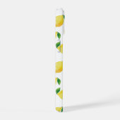 Waterverf Lemon Patroon iPhone 15 Case (Rechterkant)
