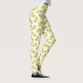 Waterverf Lemon Patroon Leggings (Rechts)