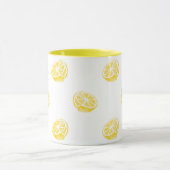 Waterverf Lemon Patroon Mok (Midden)