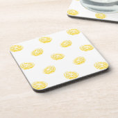 Waterverf Lemon Patroon Onderzetter (Linkerzijde)