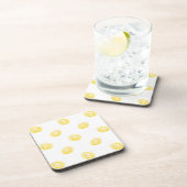 Waterverf Lemon Patroon Onderzetter (Rechterzijde)