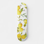 Waterverf Lemon Patroon Persoonlijk Skateboard (Voorkant)