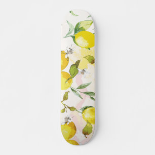 Waterverf Lemon Patroon Persoonlijk Skateboard
