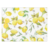 Waterverf Lemon Patroon Tafelkleed (Voorkant (Horizontaal))