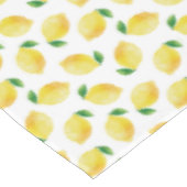 Waterverf Lemon Patroon Tafelkleed (Gekanteld)