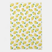 Waterverf Lemon Patroon Theedoek (Verticaal)