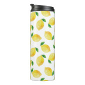 Waterverf Lemon Patroon Thermosbeker (Geroteerd rechts)
