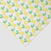 Waterverf Lemon Patroon Tissuepapier (Detail)