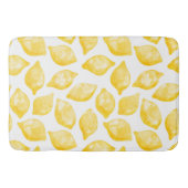 Waterverf Lemon Pattern Citrus Badmat (Voorkant)