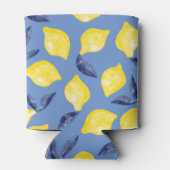 Waterverf Lemon Pattern Citrus Blikjeskoeler (Achterkant)