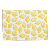 Waterverf Lemon Pattern Citrus Kussensloop (Achterkant-Rechts)