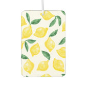 Waterverf Lemon Pattern Citrus Luchtverfrisser (Voorkant)