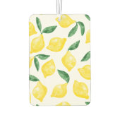 Waterverf Lemon Pattern Citrus Luchtverfrisser (Achterkant)