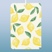 Waterverf Lemon Pattern Citrus Luchtverfrisser