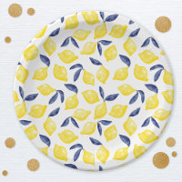 Waterverf Lemon Pattern Citrus