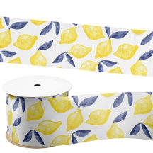 Waterverf Lemon Pattern Citrus