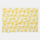 Waterverf Lemon Pattern Citrus Theedoek (Horizontaal)