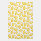 Waterverf Lemon Pattern Citrus Theedoek (Verticaal)