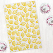 Waterverf Lemon Pattern Citrus Theedoek
