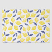 Waterverf Lemon Pattern Citrus Tissuepapier (Voorkant)