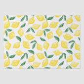 Waterverf Lemon Pattern Citrus Tissuepapier (Voorkant)